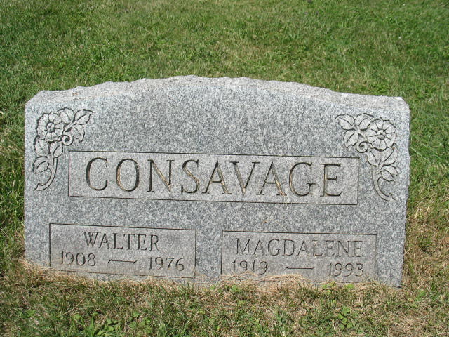 Walter and Magdalene Consavage